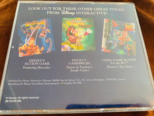 Disney’s Classic Video Games, 1995. PC-spill.