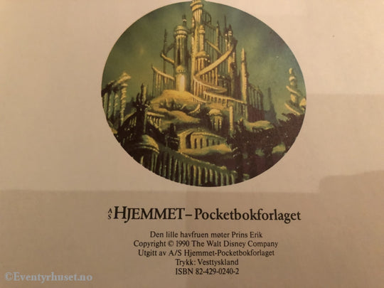 Disneys Den Lille Havfruen Og Prinsen. 1990. Nr. 3. I Serien. Tegneseriealbum