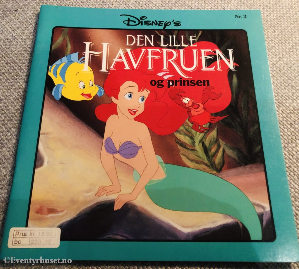 Disneys Den Lille Havfruen Og Prinsen. 1990. Nr. 3. I Serien. Tegneseriealbum