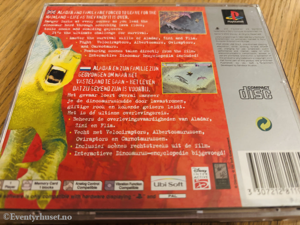 Disney's Dinosaur . PS1.