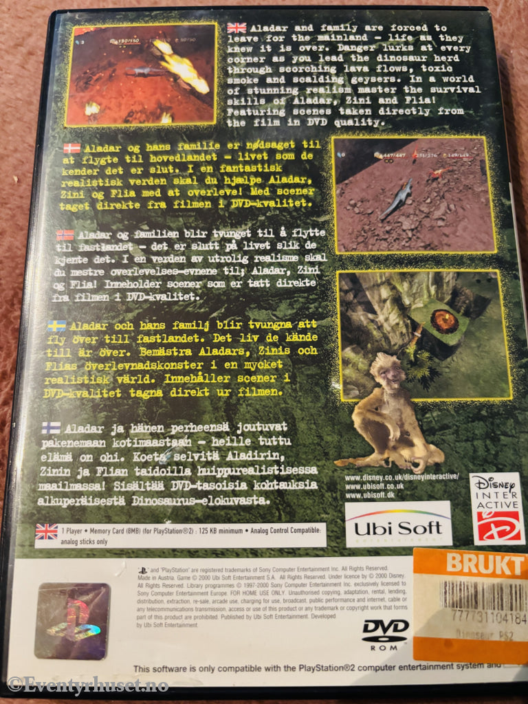 Disney's Dinosaur. PS2.