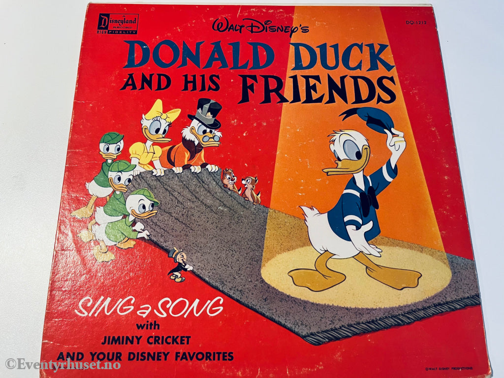 Disney’s Donald Duck And His Friends. 1960. Lp. Lp Plate