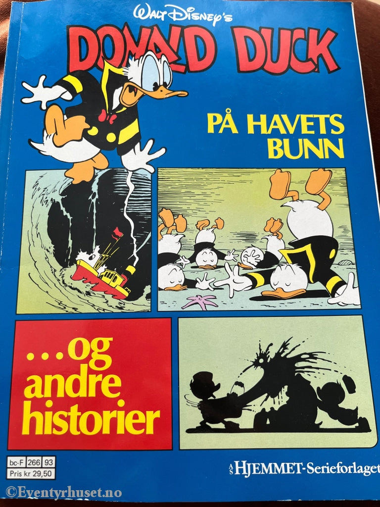 Disneys Donald Duck På Havets Bunn Og Andre Historier. 1989. Tegneseriealbum