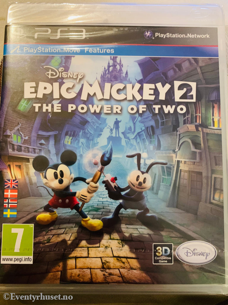 Disney’s Epic Mickey. Vol. 2. Ps3. Ny I Plast! Ps3