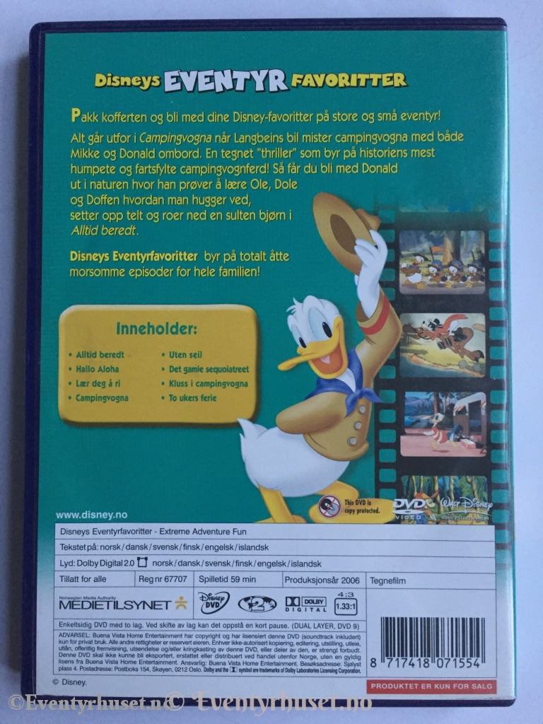 Disneys Eventyr Favoriter. Dvd. Dvd