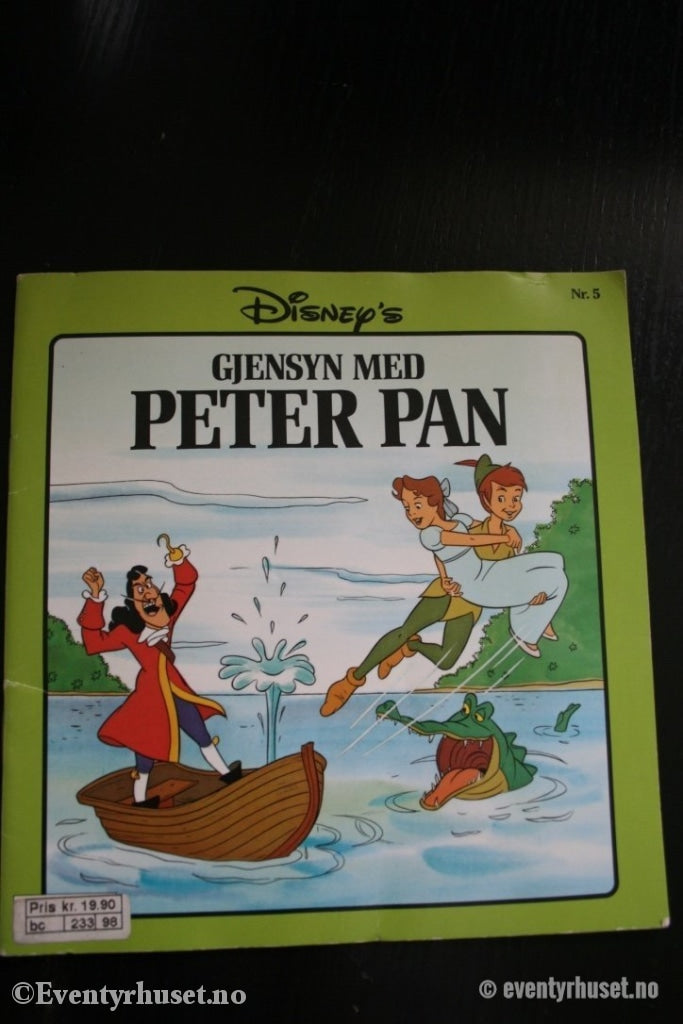 Disney´s - Gjensyn Med Peter Pan Nr.5 Pocketbok / Hefte. 1990.