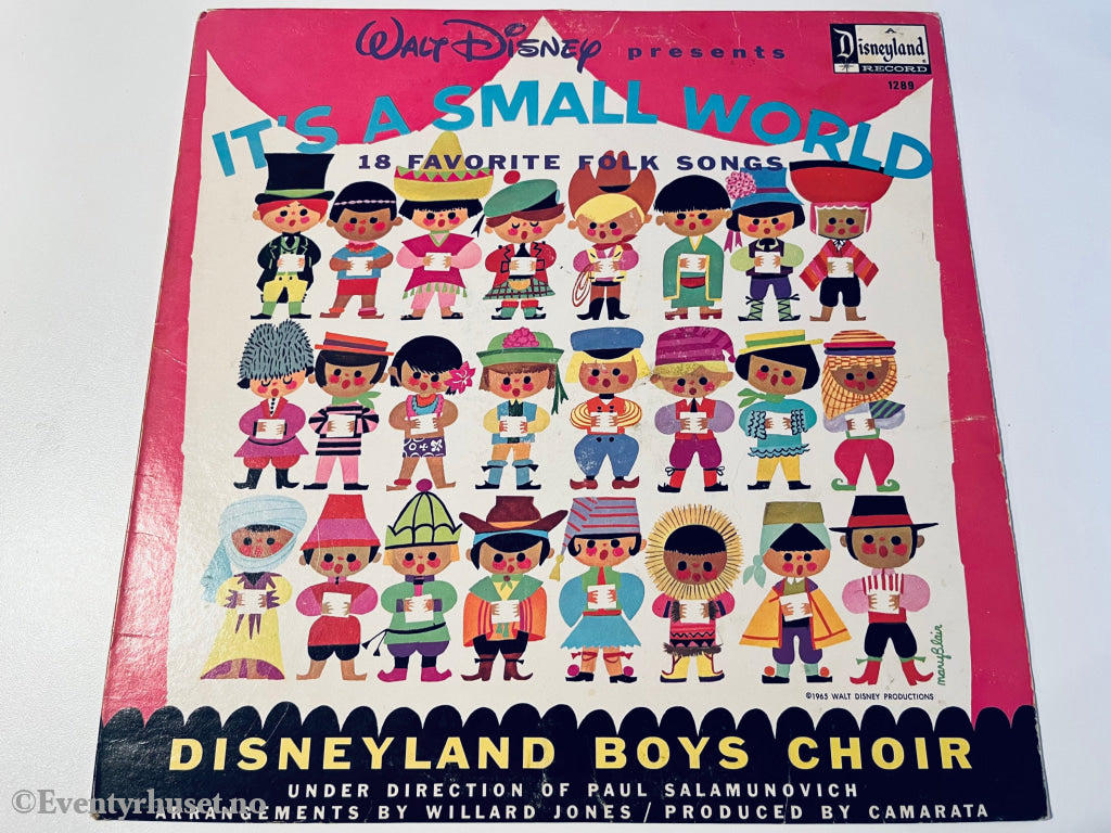 Disney’s It’s A Small World. 1965. Lp. Lp Plate