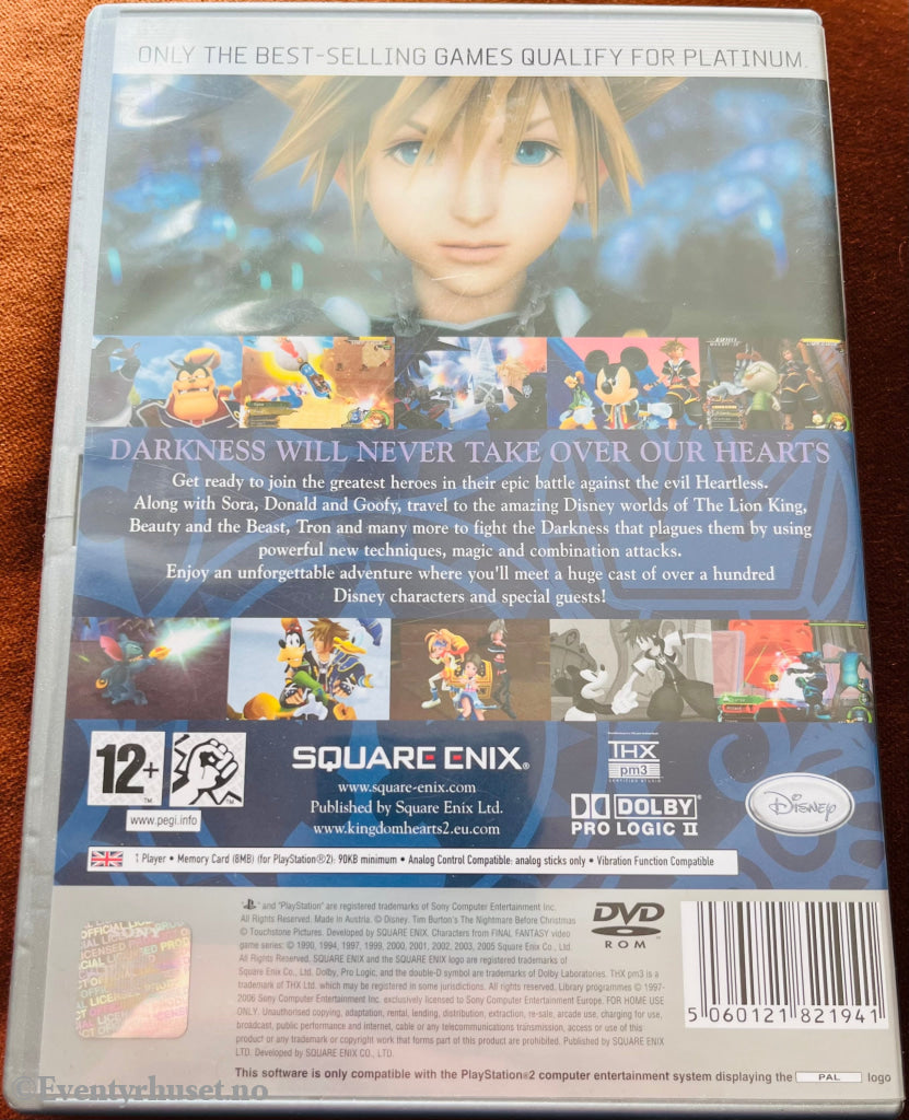 Disneys Kingdom Of Hearts. Ps2. Ps2