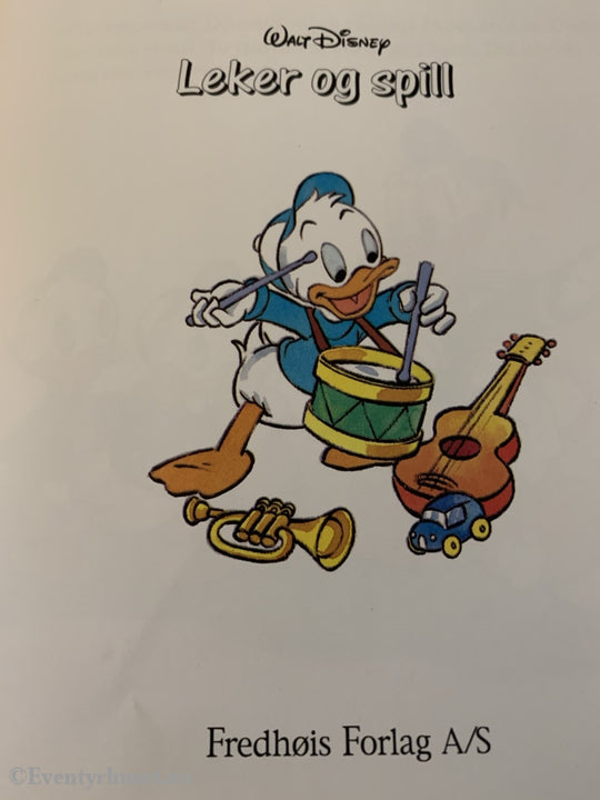 Disneys Lærebok - Leker Og Spill. 1994. Fortelling