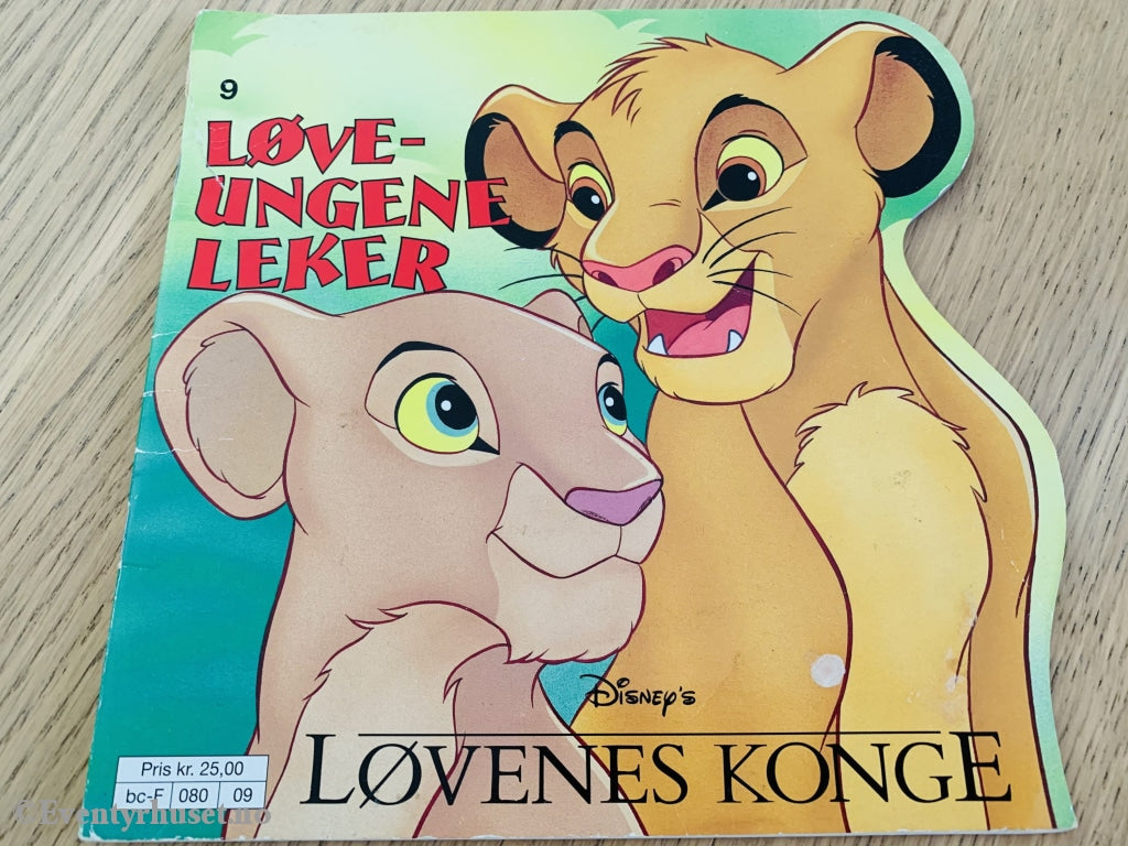 Disneys Løvenes Konge - Løveungene Leker. 1994. Hefte Nr. 9 I Serien.