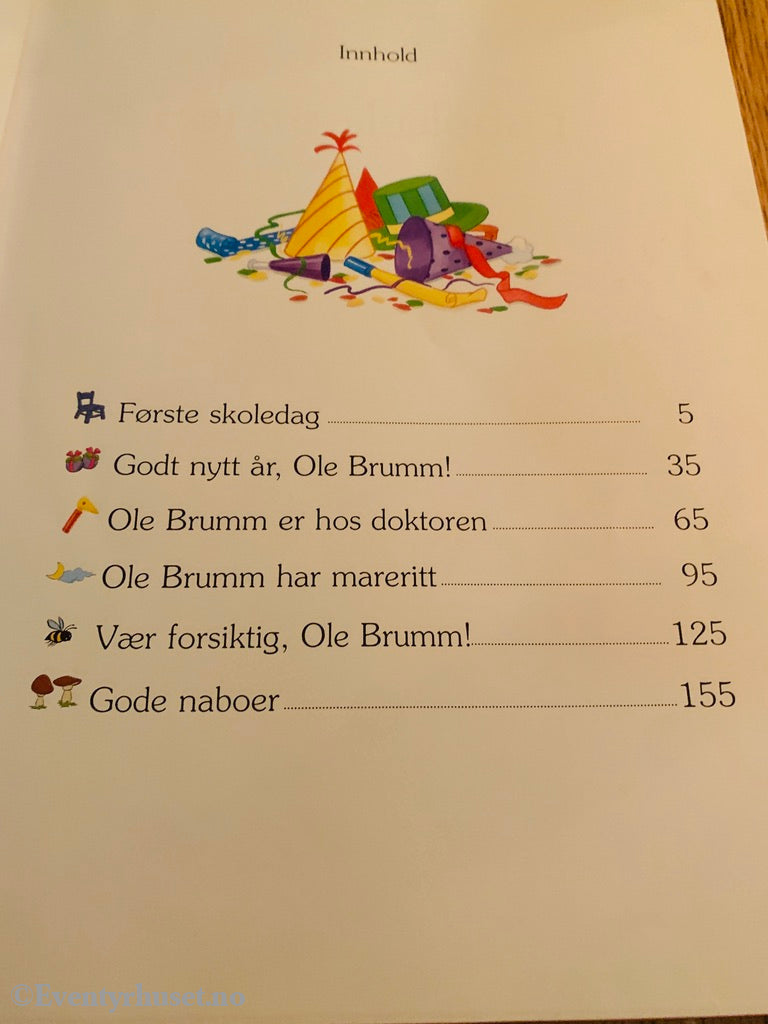 Disney’s Min Første Ole Brumm-Bok. Fortellinger Om Det Å Undre Seg. Stor Bok! Fortelling