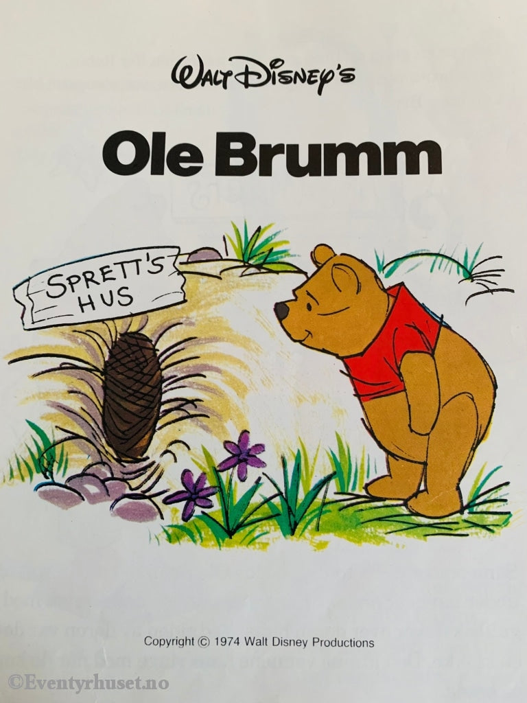 Disney´s - Ole Brumm. 1974. Hefte. Hefte
