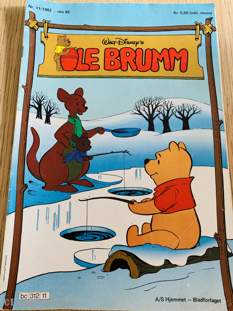 Disneys Ole Brumm. 1982/11. Tegneserieblad