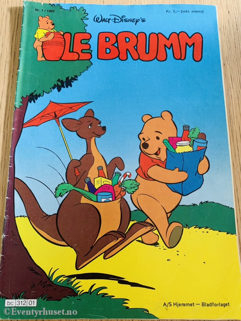 Disneys Ole Brumm. 1982/01. Tegneserieblad