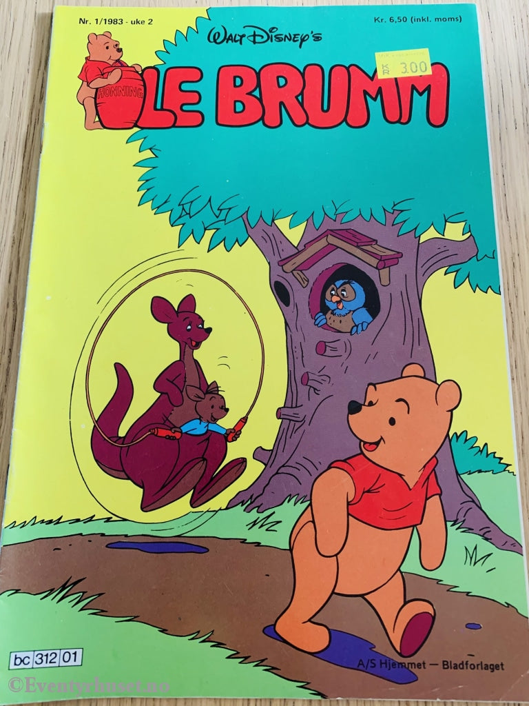 Disneys Ole Brumm. 1983/01. Tegneserieblad