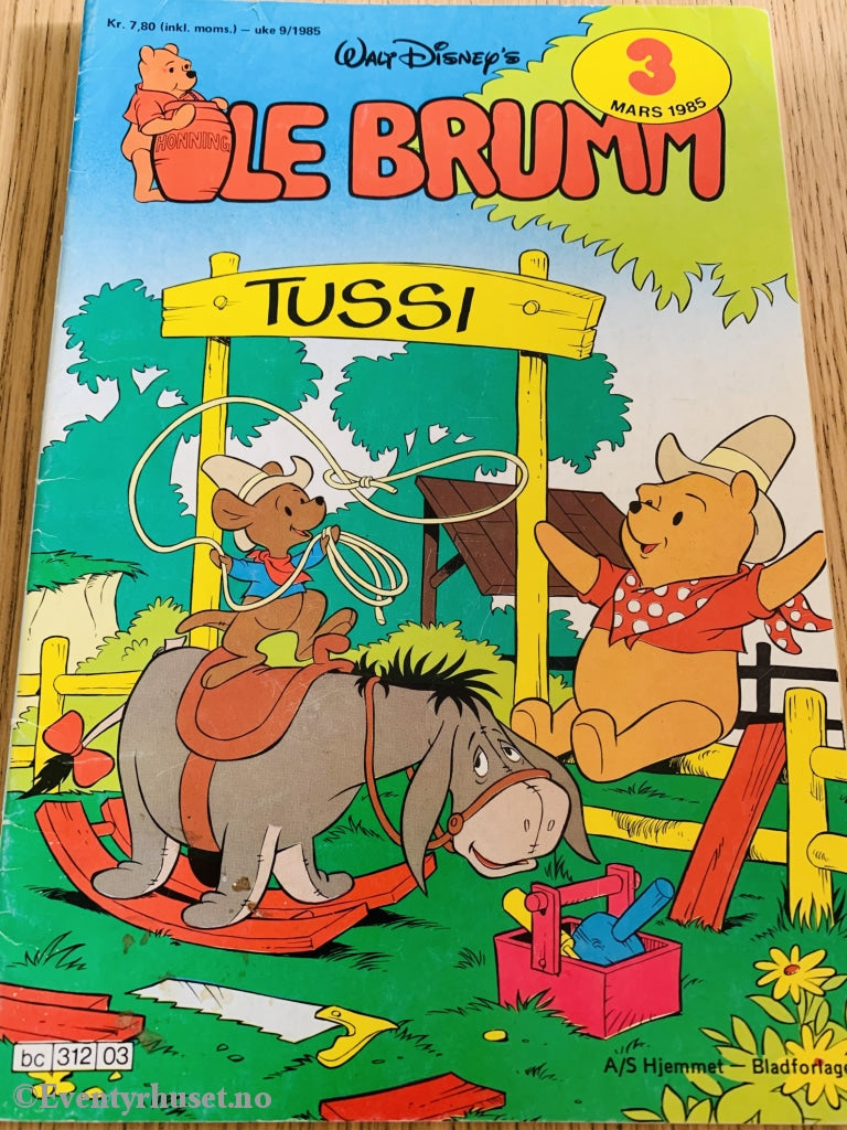 Disneys Ole Brumm. 1985/03. Tegneserieblad