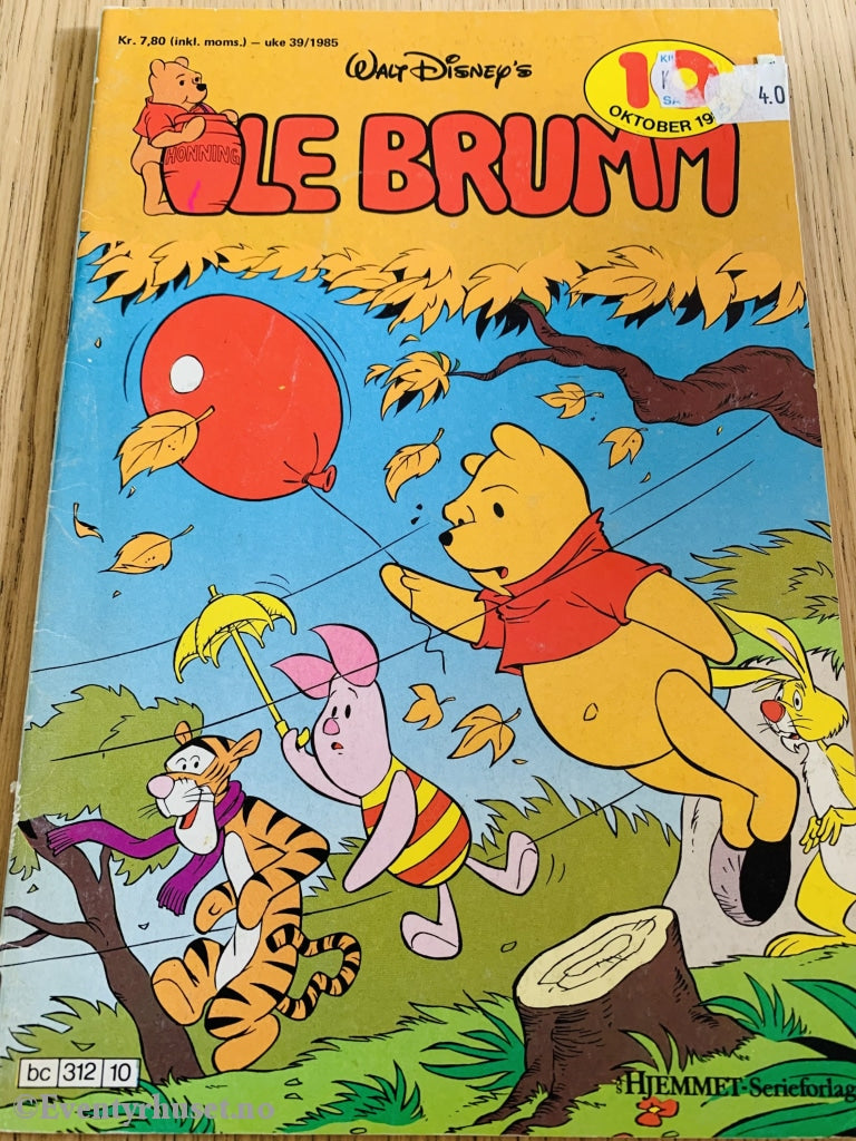 Disneys Ole Brumm. 1985/10. Tegneserieblad