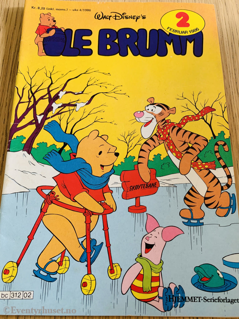 Disneys Ole Brumm. 1986/02. Tegneserieblad