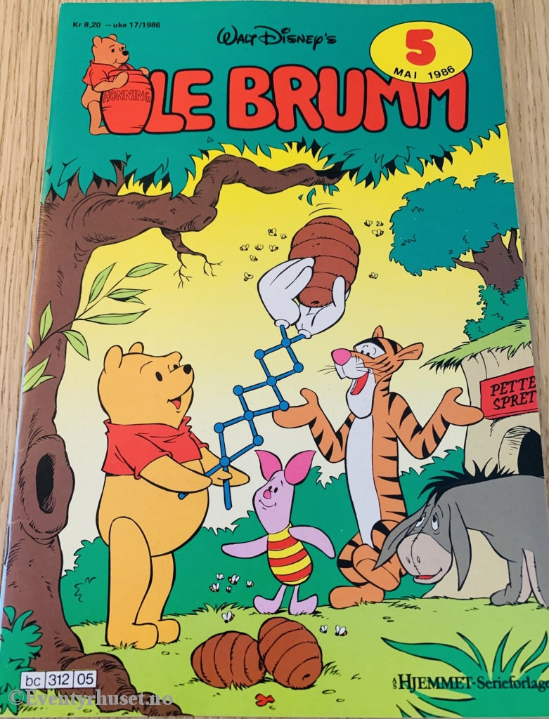 Disneys Ole Brumm. 17/1986. Tegneserieblad