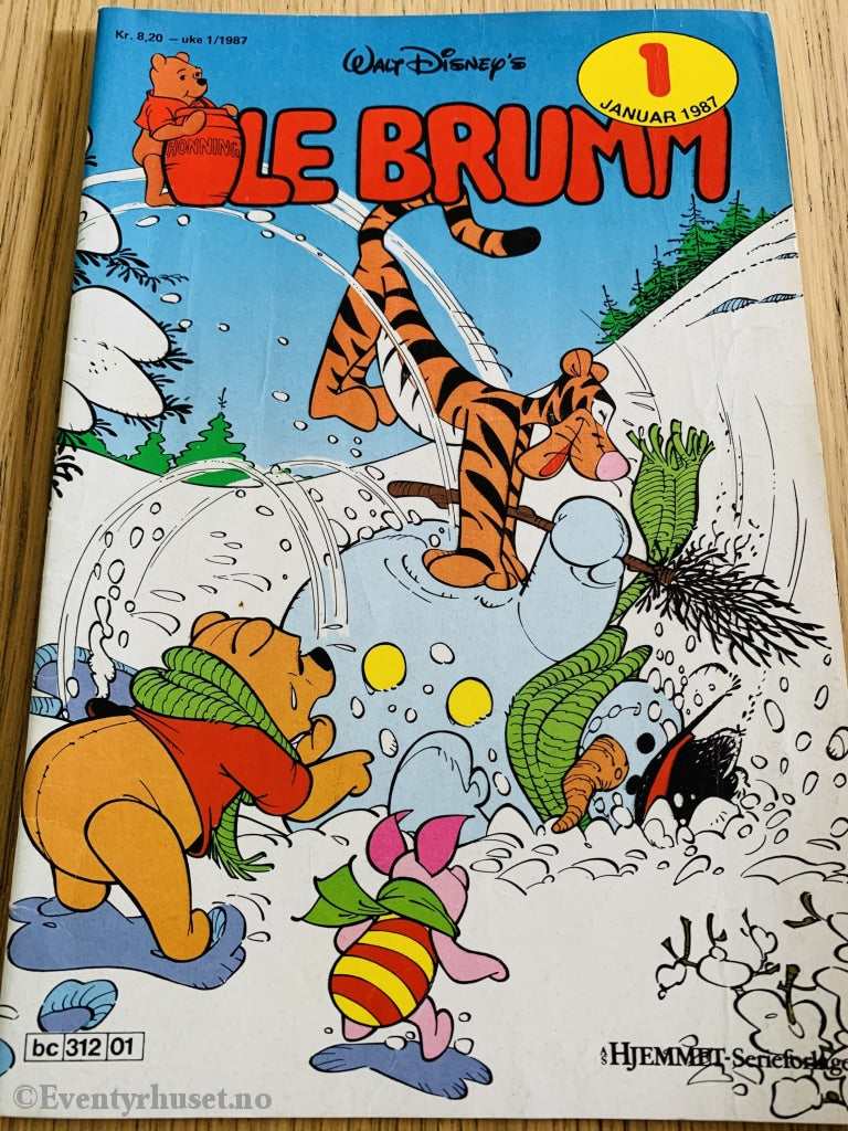 Disneys Ole Brumm. 1987/01. Tegneserieblad