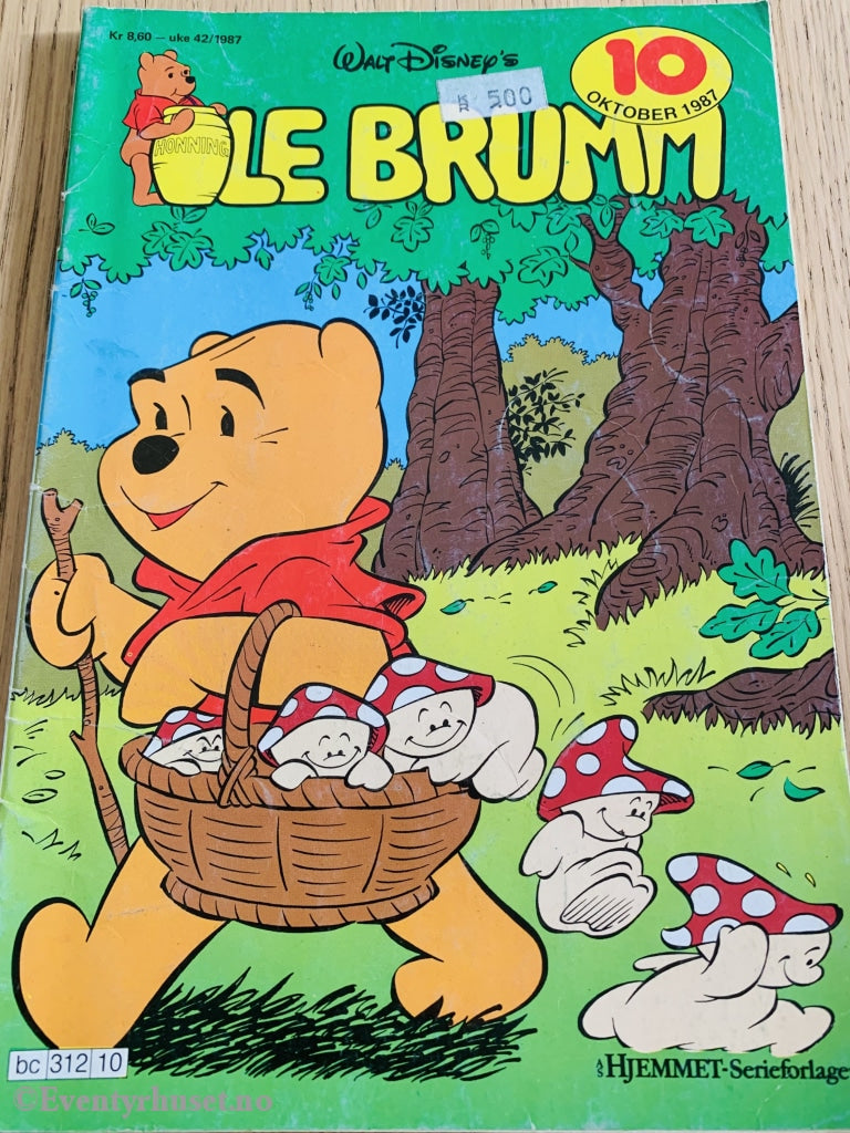 Disneys Ole Brumm. 1987/10. Tegneserieblad