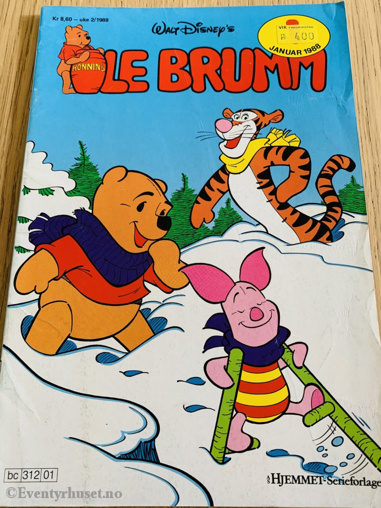 Disneys Ole Brumm. 1988/01. Tegneserieblad