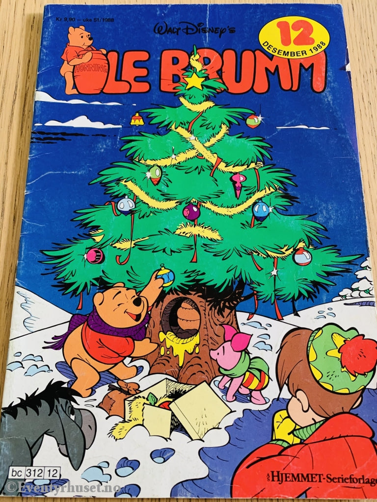 Disneys Ole Brumm. 1988/12. Tegneserieblad