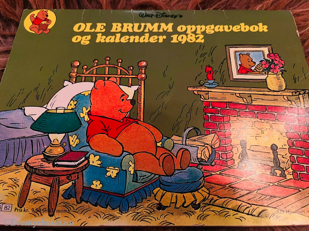 Disney’s Ole Brumm Oppgavebok Og Kalender 1982. Fortelling