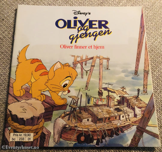 Disneys Oliver Og Gjengen - Finner Et Hjem. 1989. Nr. 1. I Serien. Tegneseriealbum