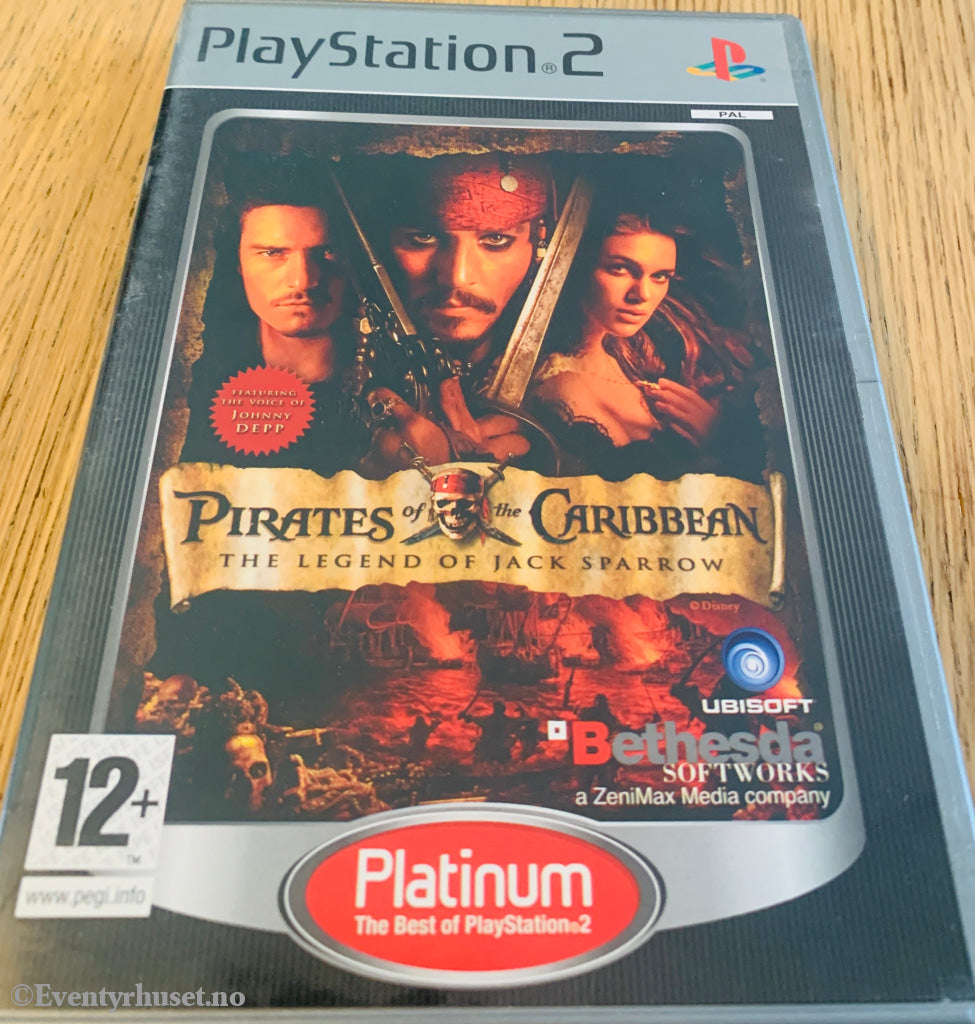 Disney’s Pirates Of The Caribbean - Legend Jack Sparrow (Platinium). Ps2. Ps2