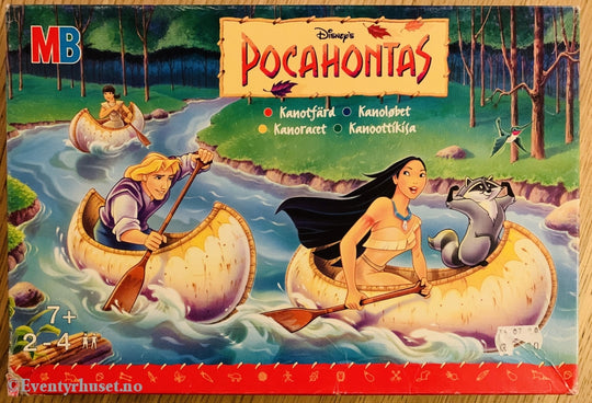 Disneys Pocahontas - Kanoracet. 1995. Brettspill. Brettspill