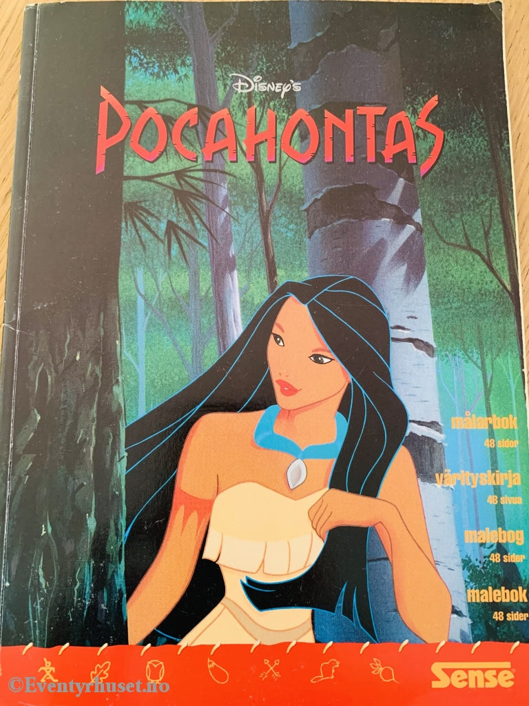 Disneys Pocahontas. Malebok. Brukt. Malebok