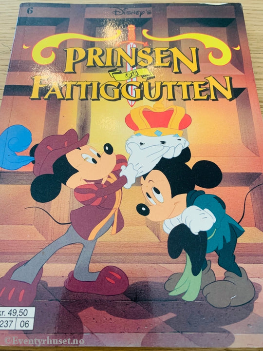 Disneys Prinsen Og Fattiggutten. 1991. Bok Nr. 6 I Serien. Hefte