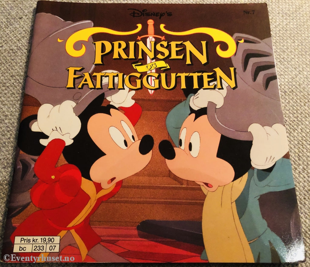 Disneys Prinsen Og Fattiggutten. 1991. Nr. 7. I Serien. Tegneseriealbum