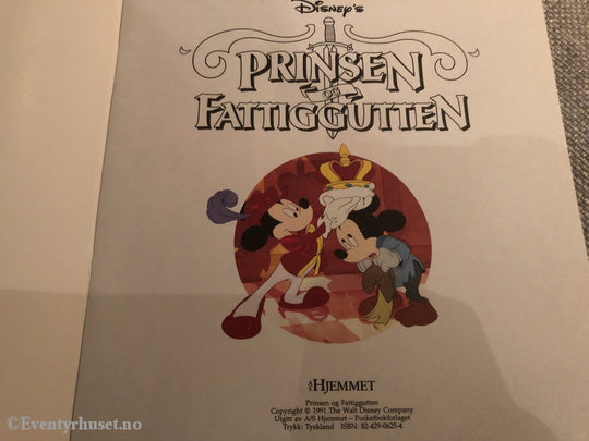 Disneys Prinsen Og Fattiggutten. 1991. Nr. 7. I Serien. Tegneseriealbum