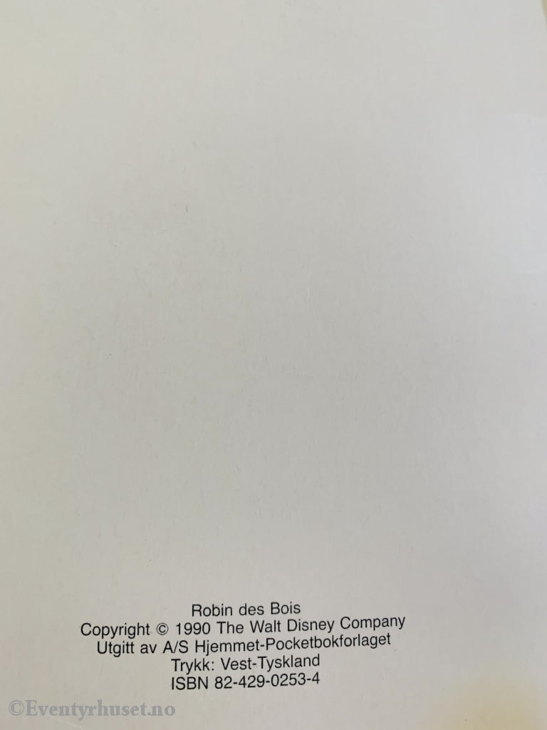 Disneys Robin Hood Rydder Opp. 1990. Hefte Nr. 23 I Serien.