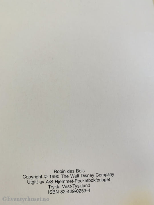 Disneys Robin Hood Rydder Opp. 1990. Hefte Nr. 23 I Serien.