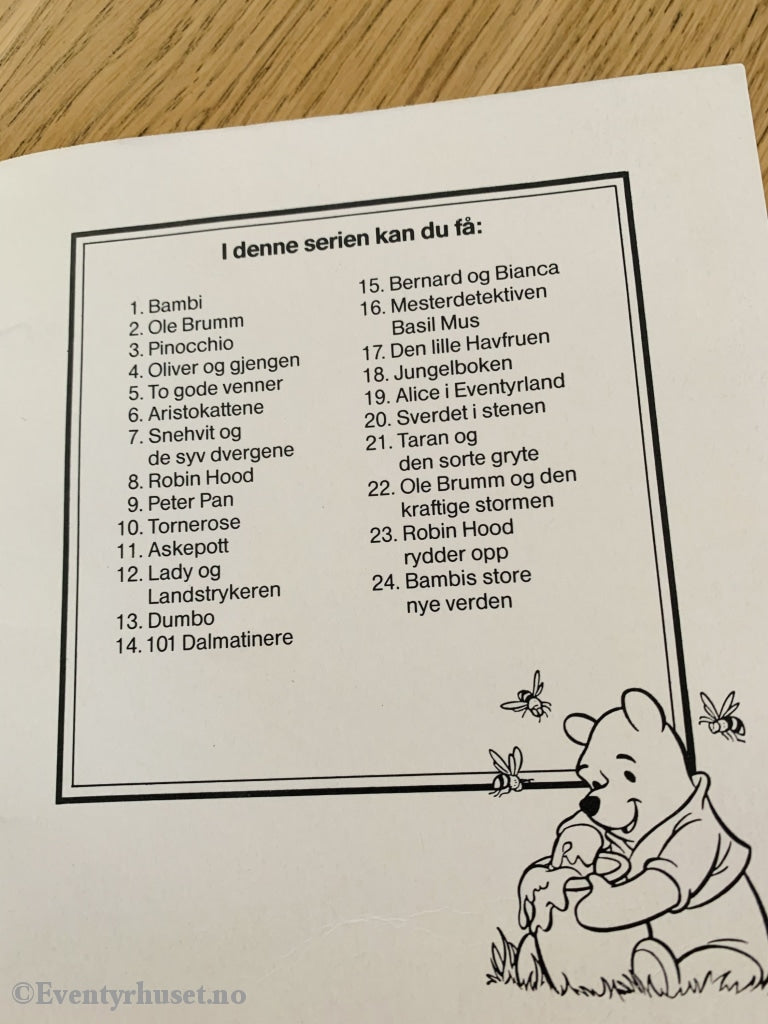 Disneys Robin Hood Rydder Opp. 1990. Hefte Nr. 23 I Serien.