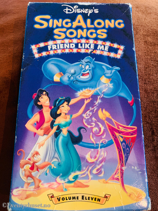 Disney's Sing Along Songs: Friend Like Me (Aladdin, 1993). VHS.