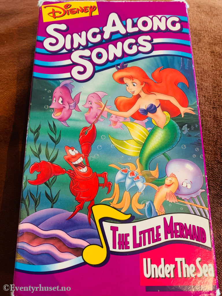 Disney's Sing Along Songs: The Little Mermaid - Under the Sea (1990). VHS.
