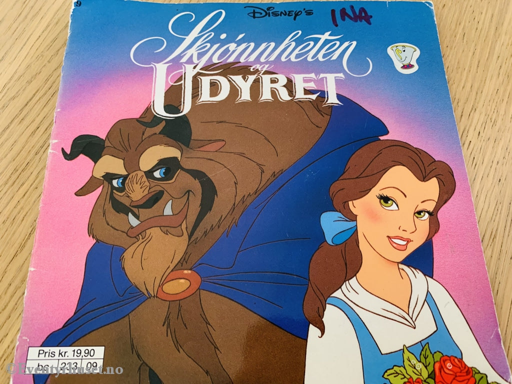 Disneys Skjønnheten Og Udyret. 1992. Hefte Nr. 9 I Serien.