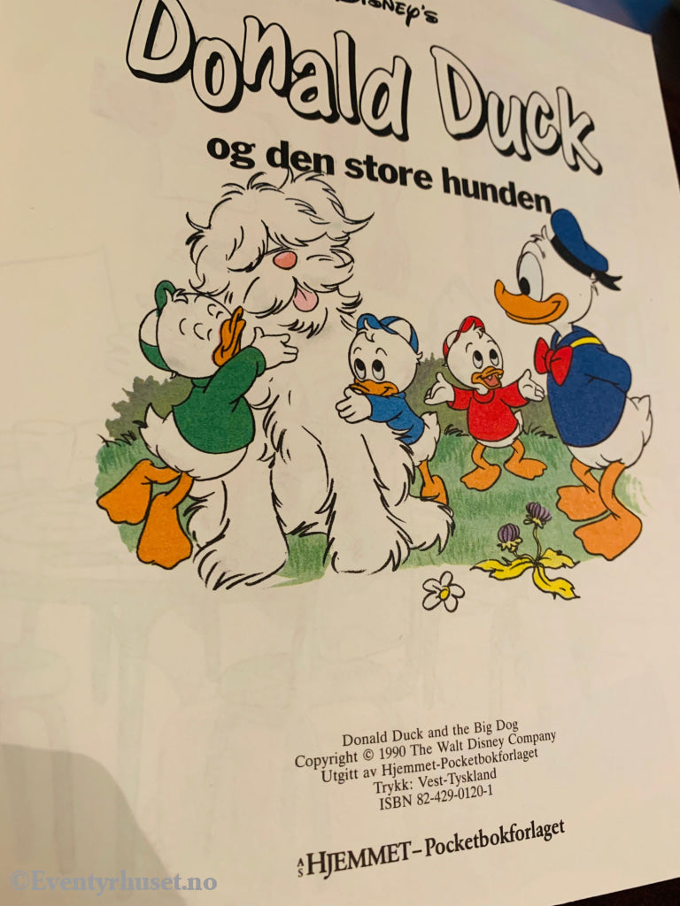 Disney’s Små Gullbøker. Nr. 11. 1990. Donald Duck Og Den Store Hunden. Hefte. Hefte