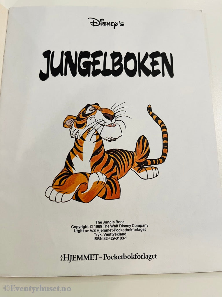 Disneys Små Gullbøker. Nr. 2. 1989. Jungelboken. Hefte