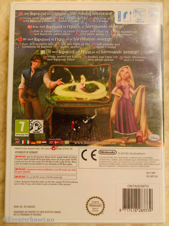 Disneys Tangled. Nintendo Wii. Ny I Plast! Wii