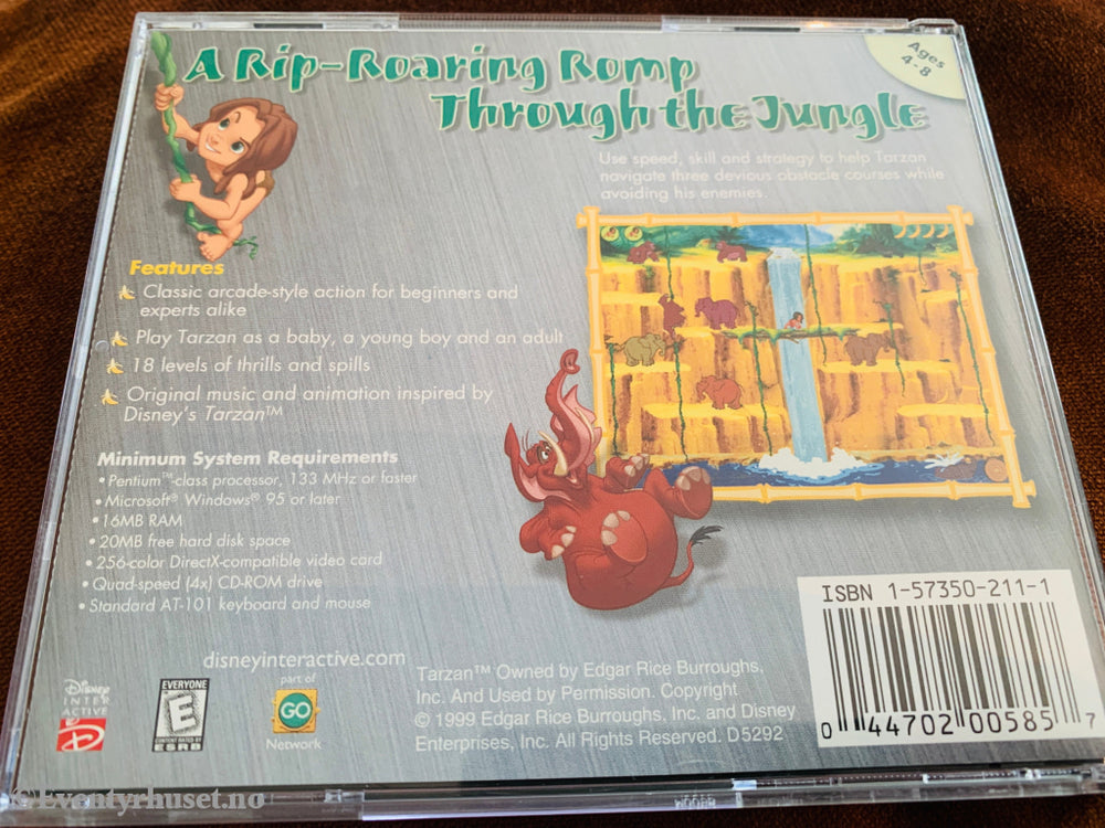 Disney’s Tarzan: Jungle Tumble, 2000. PC-spill.