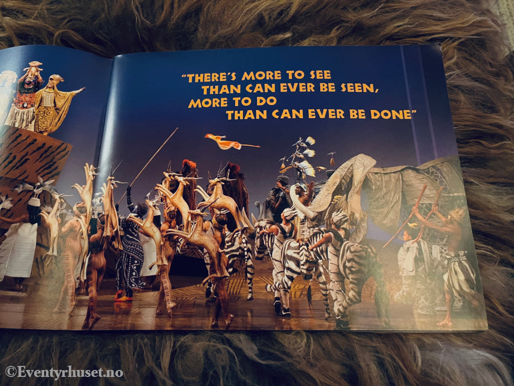 Disney’s The Lion King. Hefte Fra Forestilling På Lyceum Theatre London. 2012.