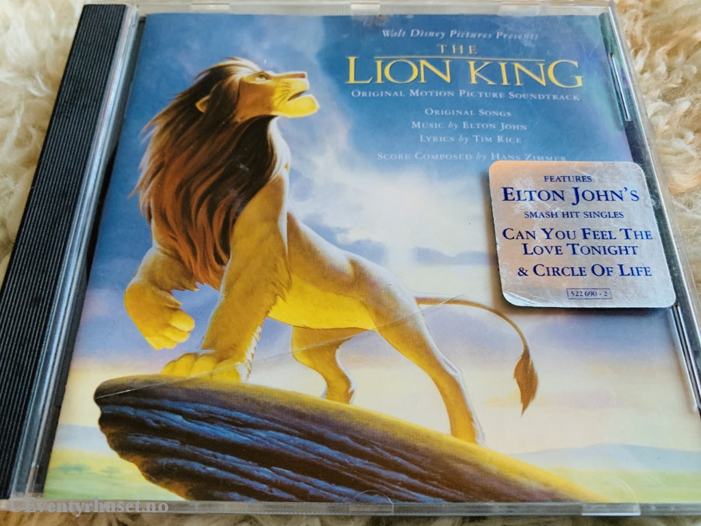 Disneys The Lion King (Løvenes Konge). Cd. Cd