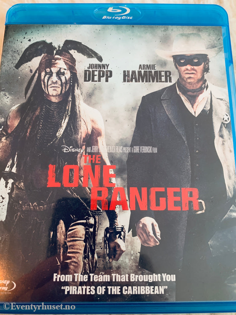 Disney's The Lone Ranger. Blu-ray.