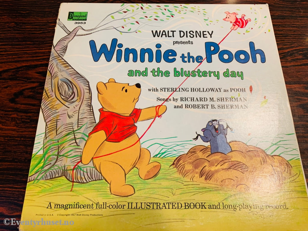 Disneys Winnie The Pooh And Blustery Day. 1967. Lp. Lp Plate