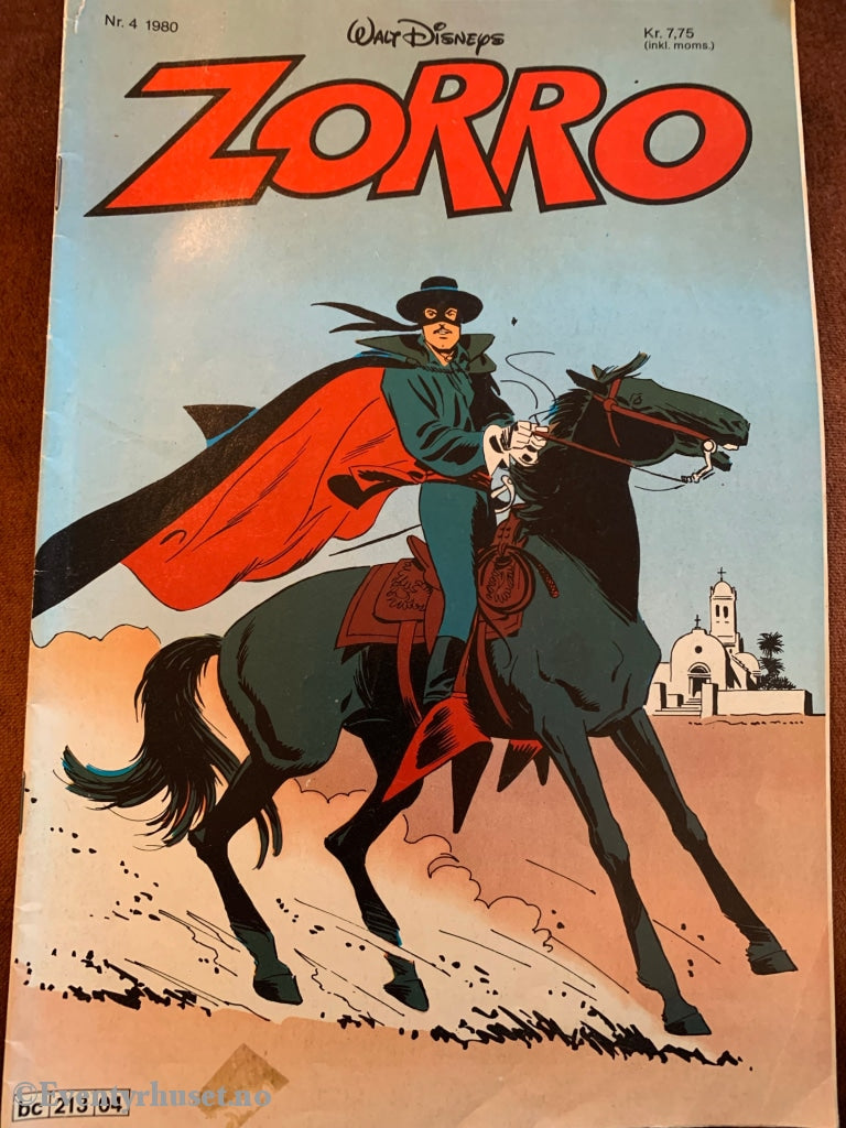 Disneys Zorro. 1980/04. Tegneserieblad